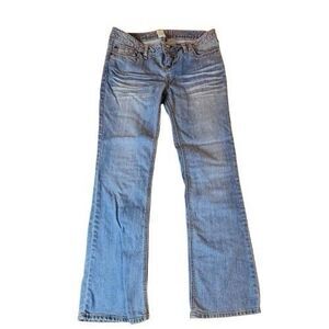 Blue Asphalt Y2K Low Rise Flare Bootleg Jeans Juniors 11 Lightwash Women’s 8